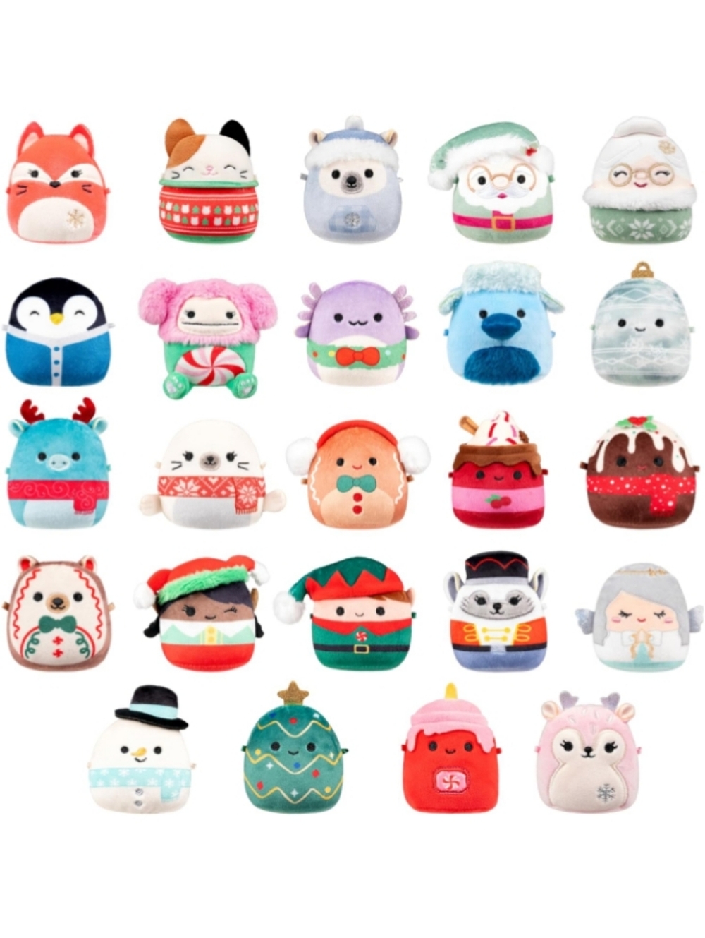 Squishmallows Original 24-Day Micromallows Holiday Plush Advent Calendar NWT - Picture 3 of 14